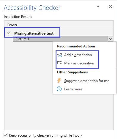 Creating Accessible Word Documents Creating Accessible Word Documents